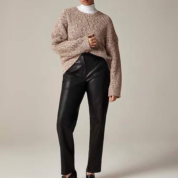Brand New With Tags J Crew Kate straight-leg Pant in Faux Leather Size 20 - Picture 4 of 6